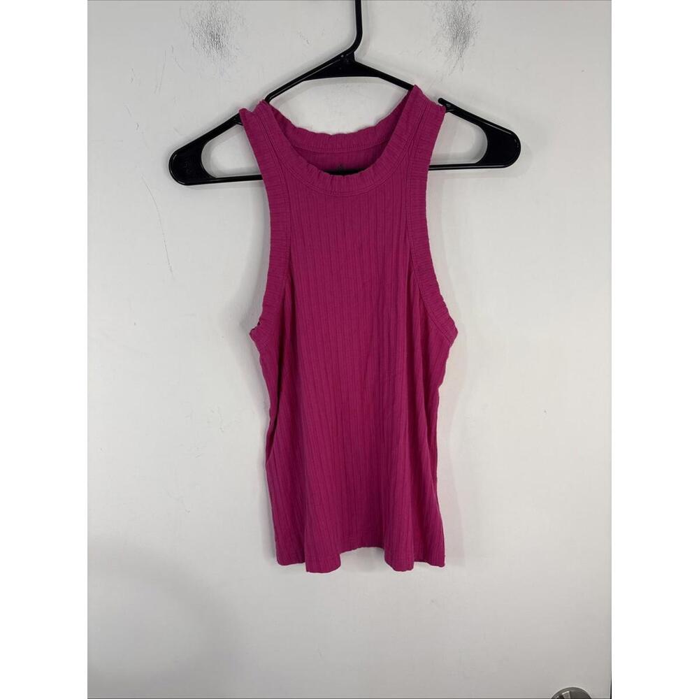 Free People Movement Blissed Out Tank Pink Cactus Flower‎ Athleisure Small NWOT